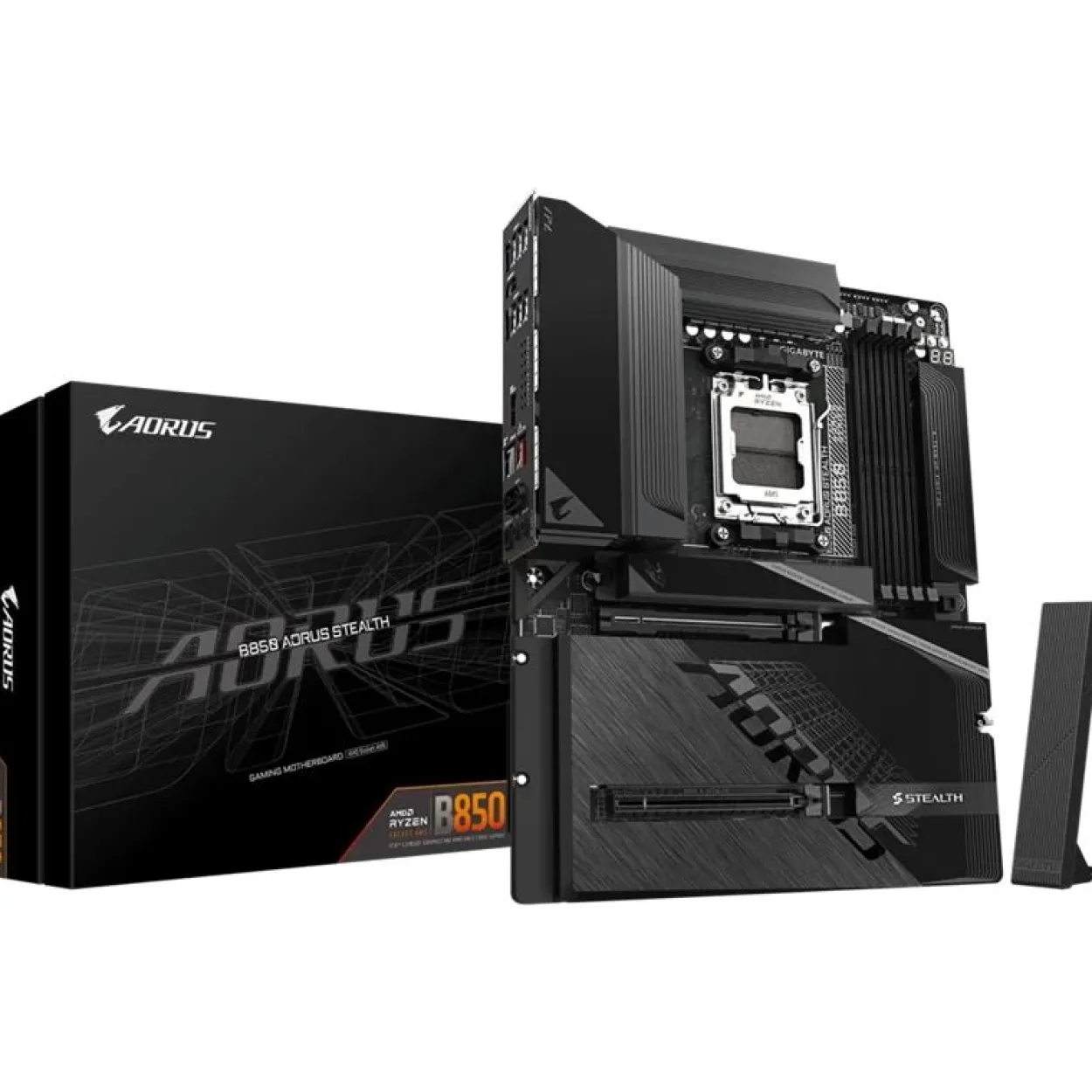 Gigabyte Aorus Stealth AMD B850 So.AM5 DDR5 ATX Retail
