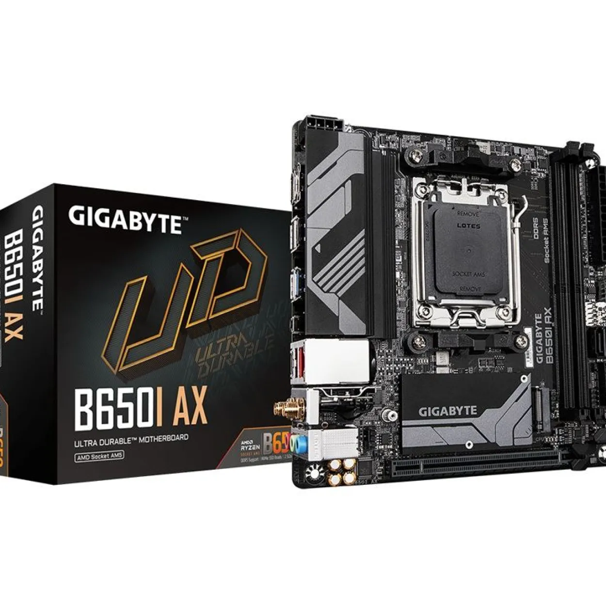 Gigabyte B650I AX AMD B650 So.AM5 DDR5 Mini-ITX Retail
