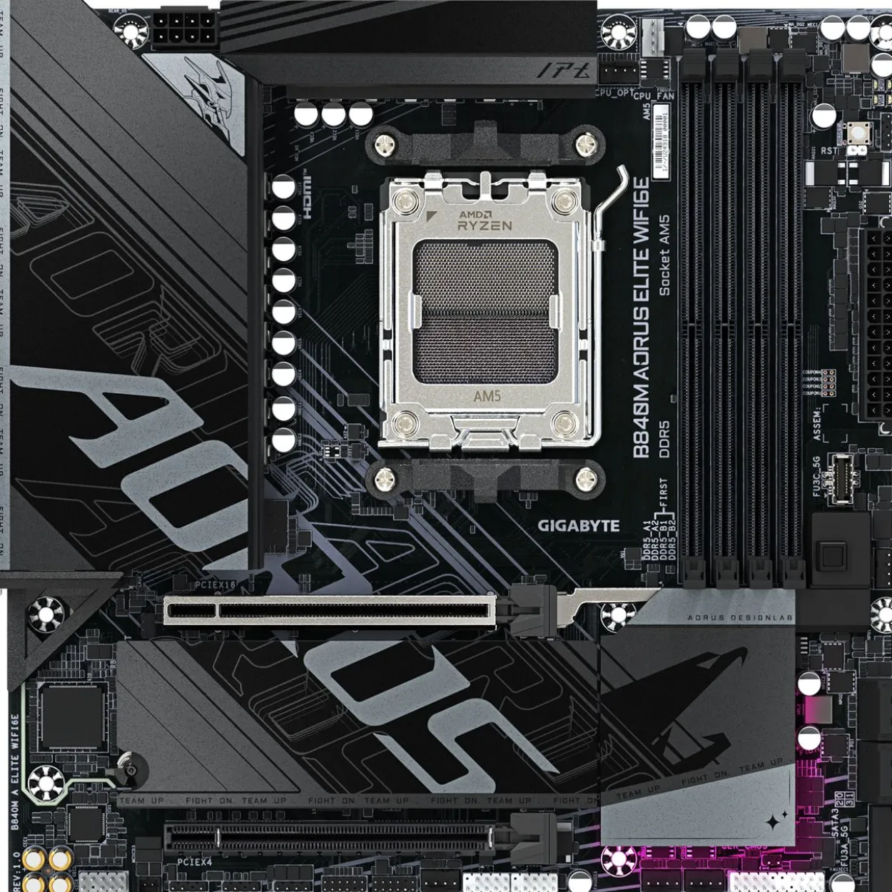 Gigabyte B840M AORUS Elite WIFI6E AMD B840 So.AM5 DDR5 mATX Retail