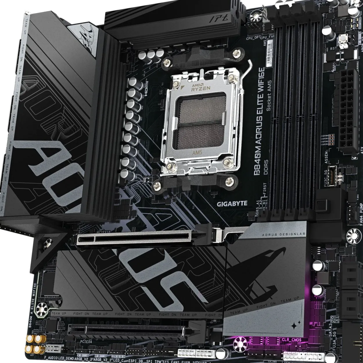 Gigabyte B840M AORUS Elite WIFI6E AMD B840 So.AM5 DDR5 mATX Retail