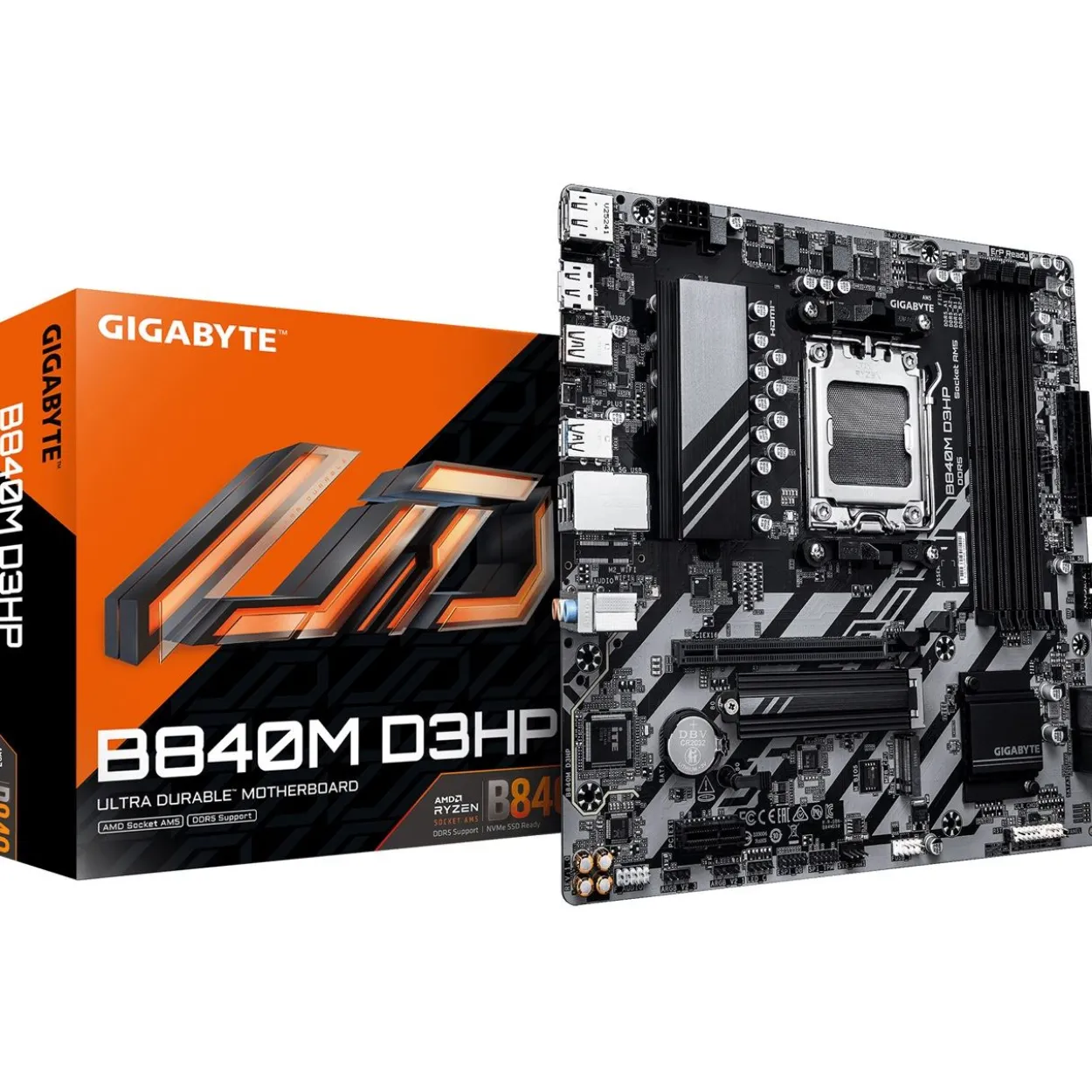 Gigabyte B840M D3HP AMD B840 So.AM5 DDR5 µATX Retail