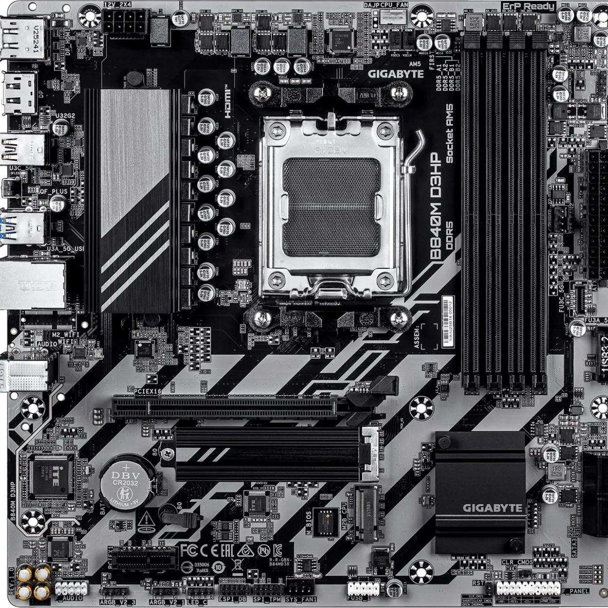 Gigabyte B840M D3HP AMD B840 So.AM5 DDR5 µATX Retail