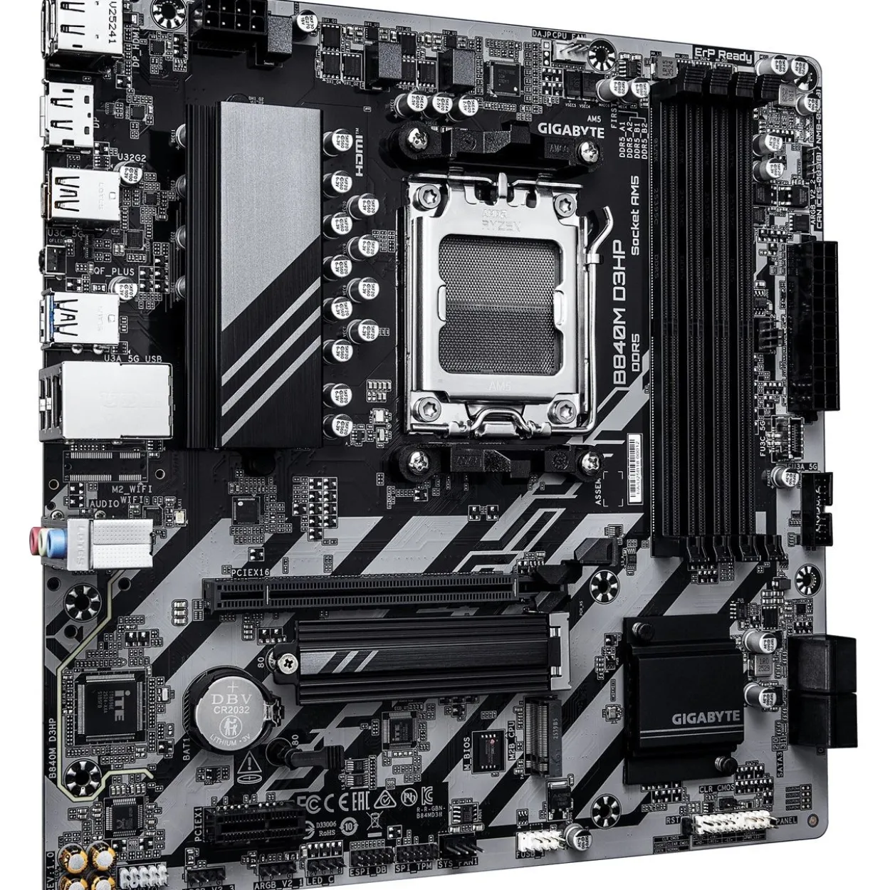 Gigabyte B840M D3HP AMD B840 So.AM5 DDR5 µATX Retail