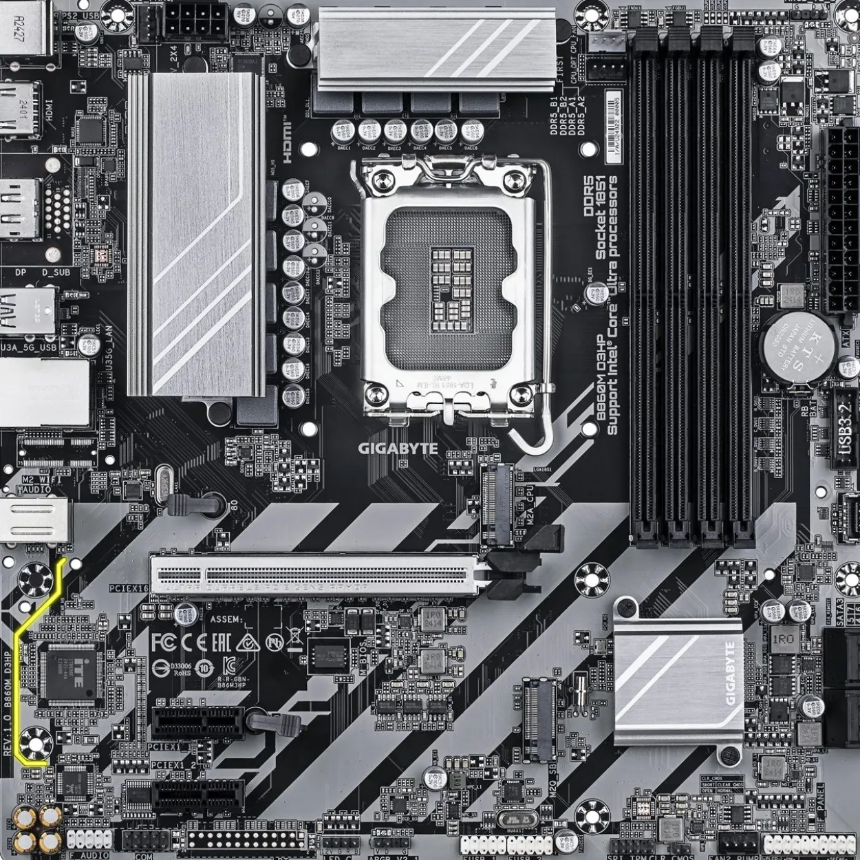 Gigabyte B860M D3HP Intel B860 So.1851 DDR5 mATX Retail