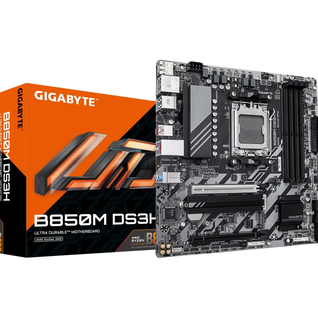 Gigabyte B850M DS3H AMD B850 So.AM5 DDR5 mATX Retail