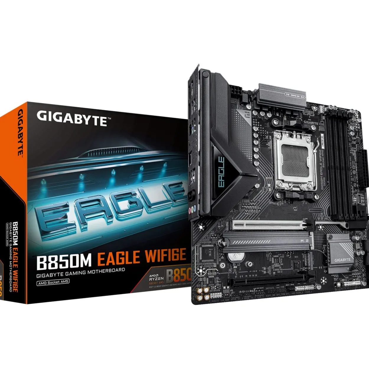 Gigabyte B850M Eagle WIFI6E AMD B850 So.AM5 DDR5 µATX Retail