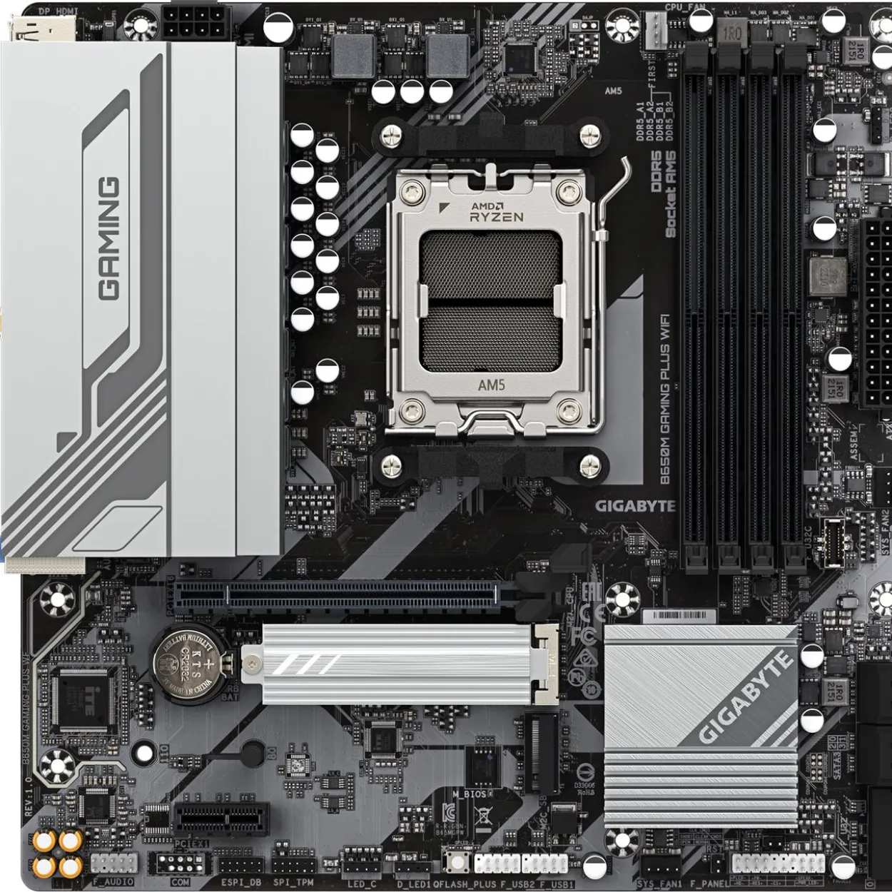 Gigabyte B650M Gaming Plus WIFI AMD B650 So.AM5 DDR5 mATX Retail