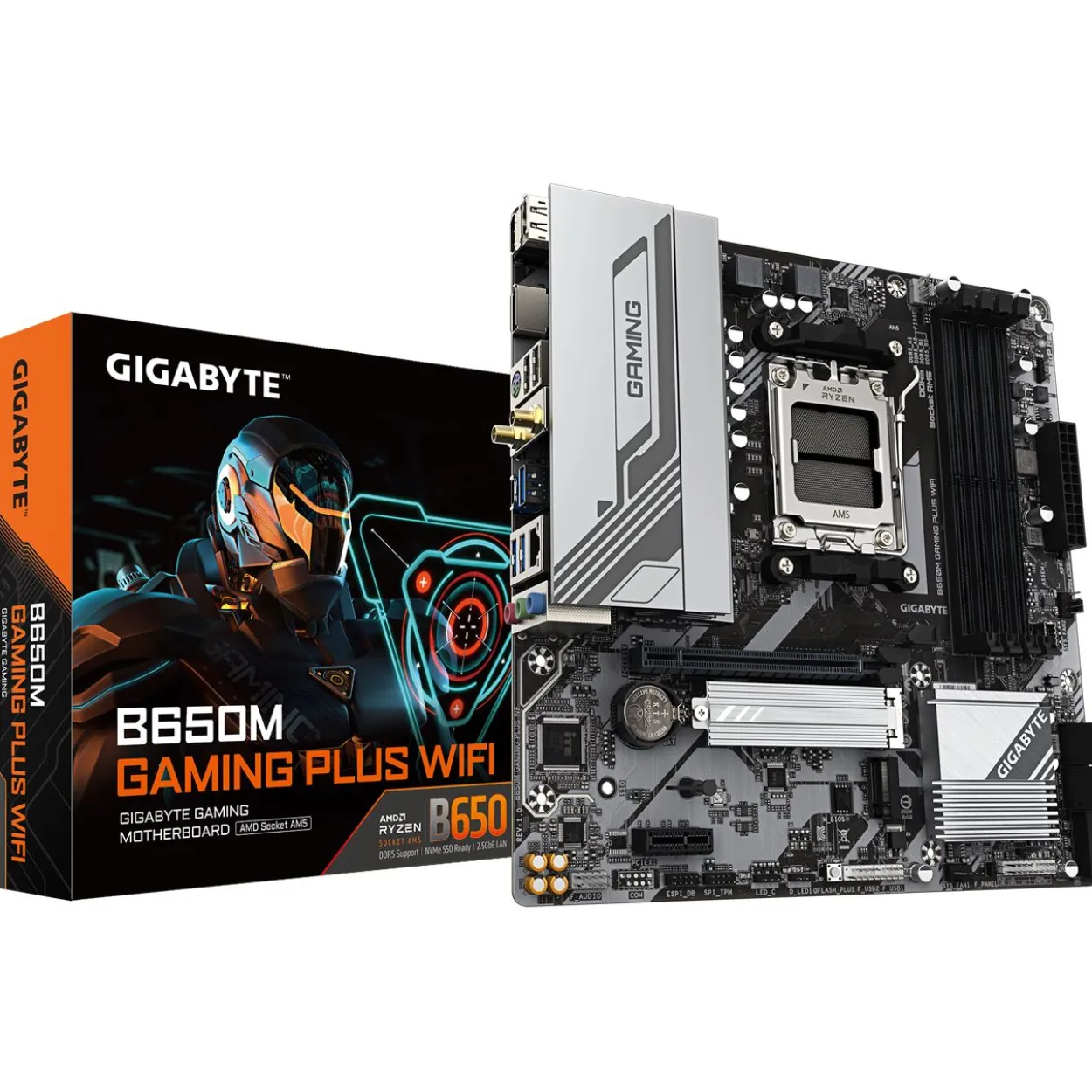 Gigabyte B650M Gaming Plus WIFI AMD B650 So.AM5 DDR5 mATX Retail