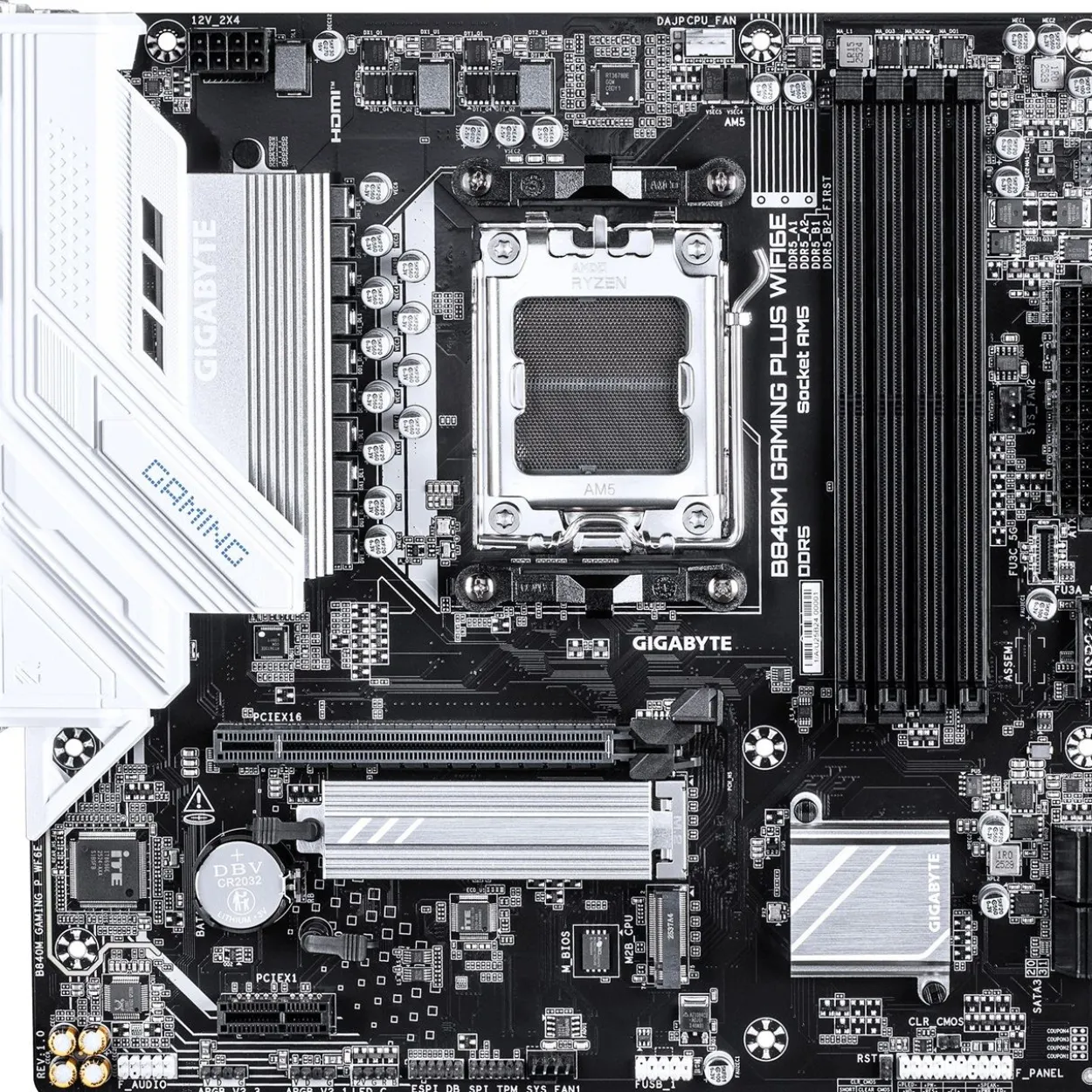 Gigabyte B840M Gaming Plus WIFI6E AMD B840 So.AM5 DDR5 µATX Retail