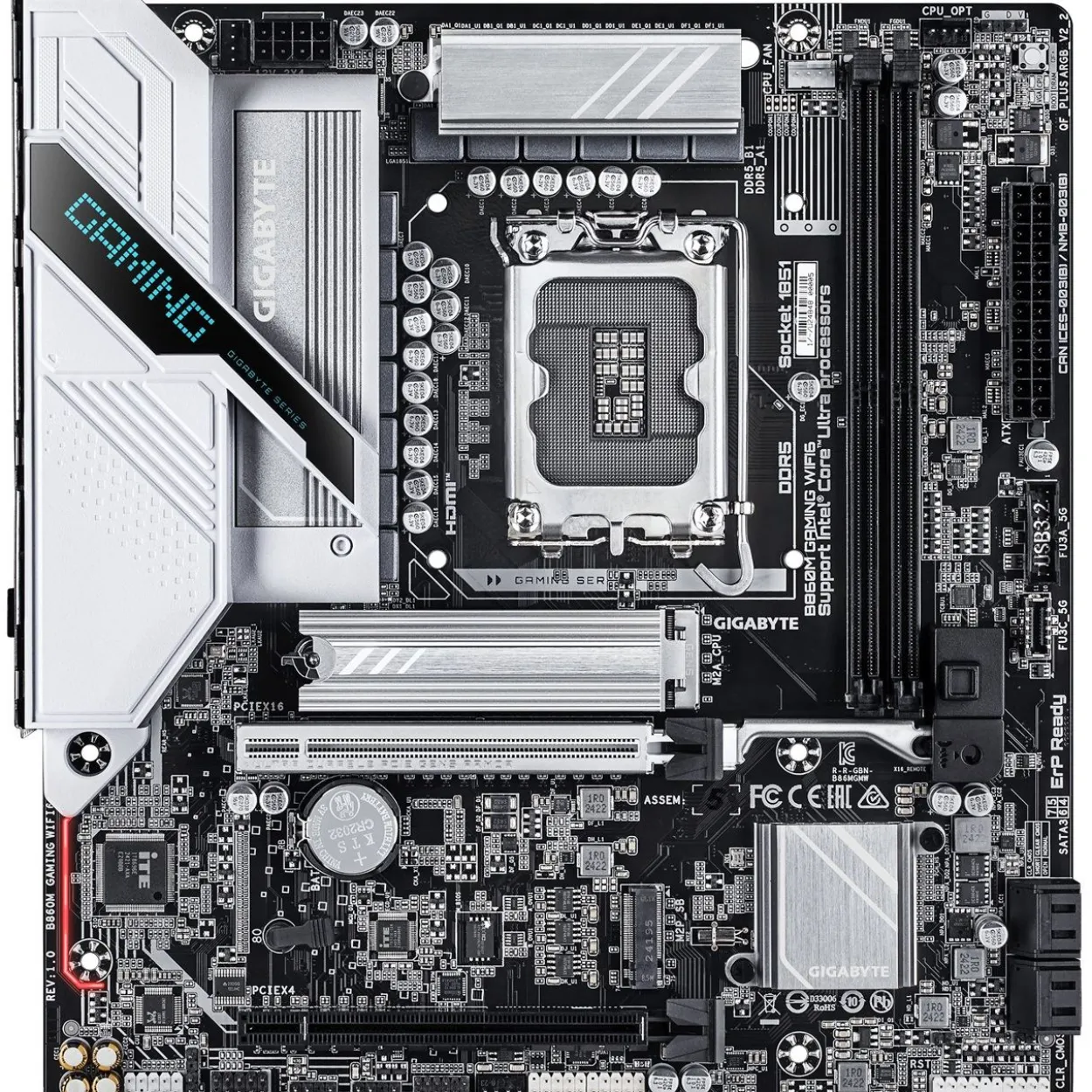 Gigabyte B860M Gaming WIFI6 Intel B860 So.1851 DDR5 µATX Retail