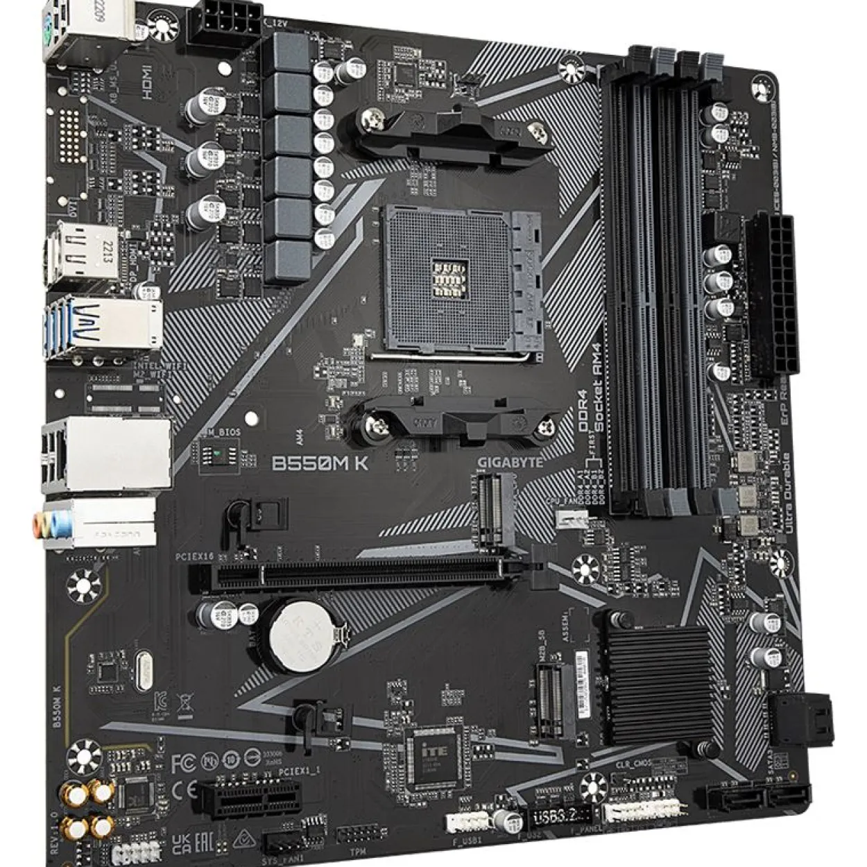 Gigabyte B550M K AMD B550 So.AM4 DDR mATX Retail