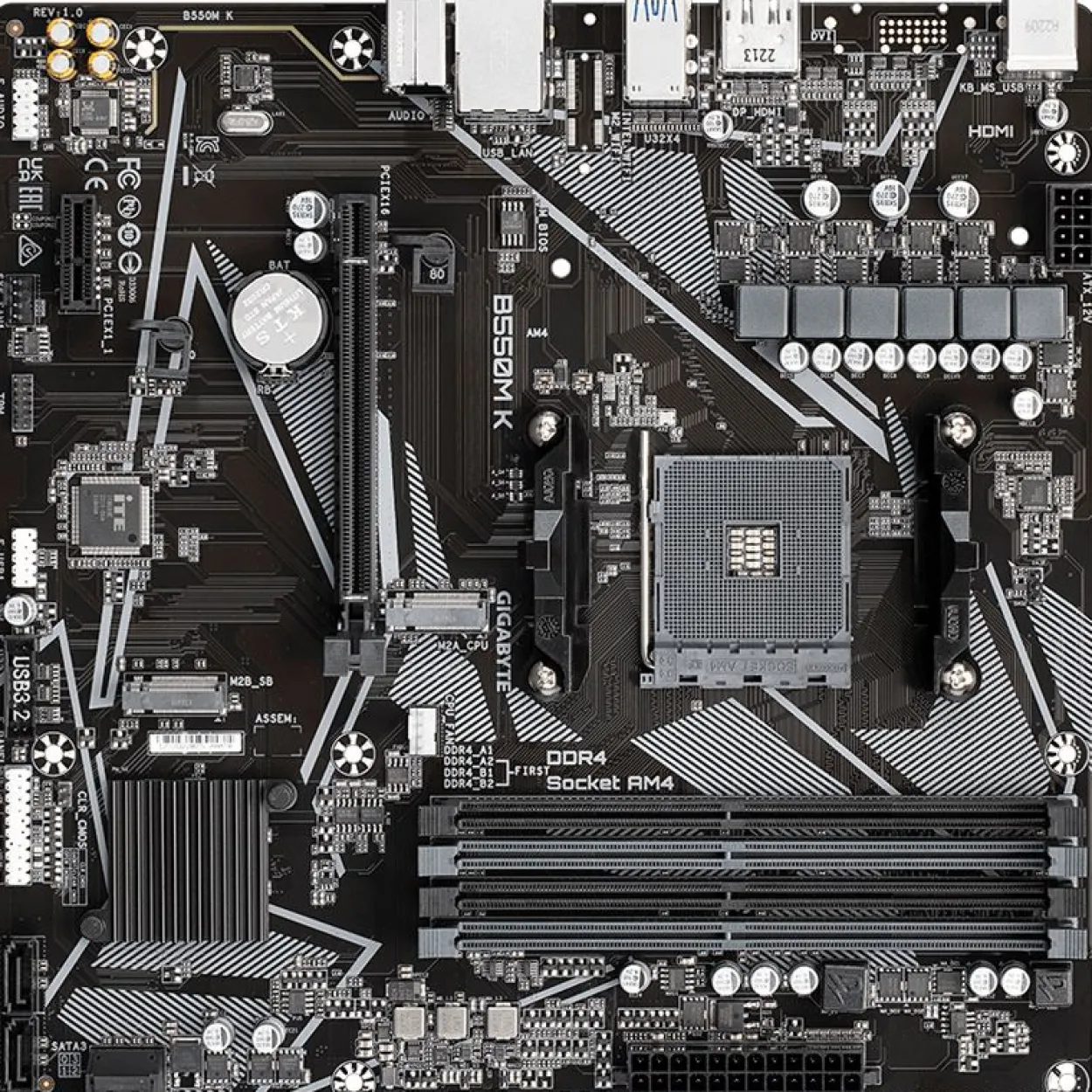 Gigabyte B550M K AMD B550 So.AM4 DDR mATX Retail