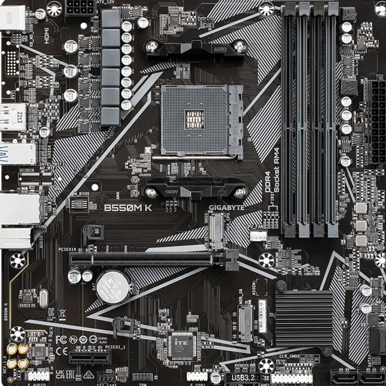 Gigabyte B550M K AMD B550 So.AM4 DDR mATX Retail