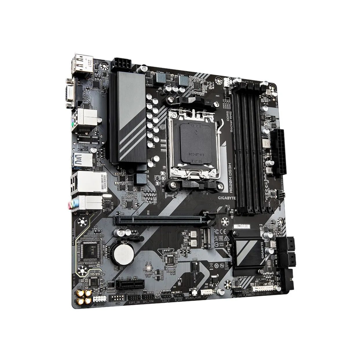 Gigabyte DS3H AMD A620 So.AM5 DDR5 mATX Retail