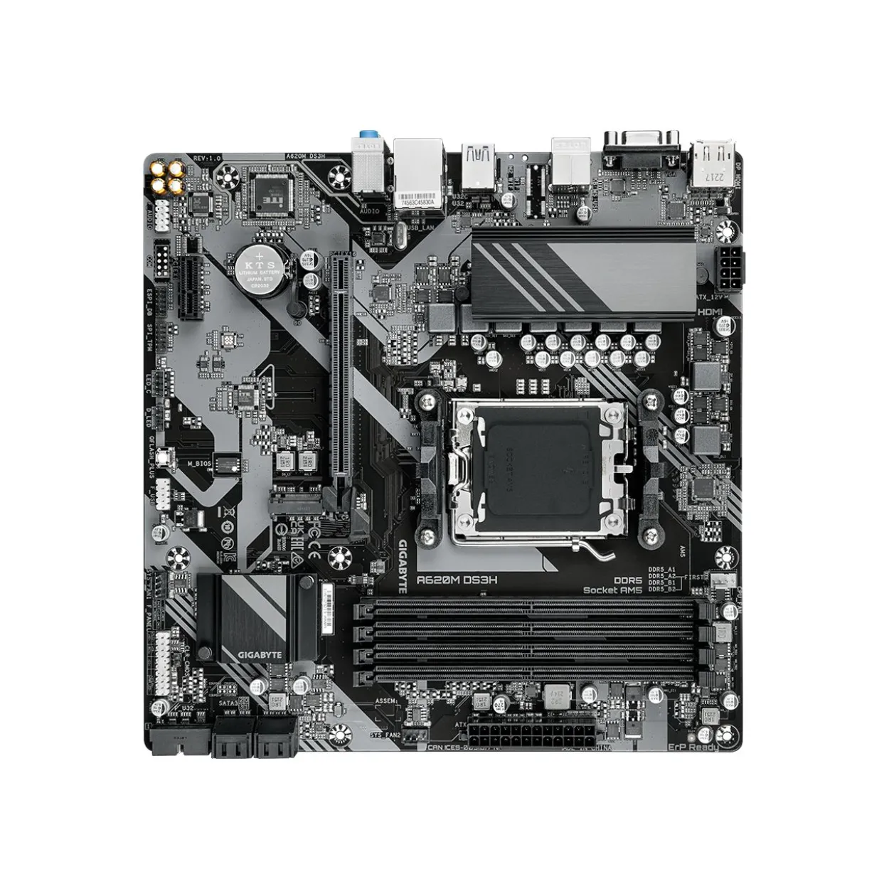 Gigabyte DS3H AMD A620 So.AM5 DDR5 mATX Retail