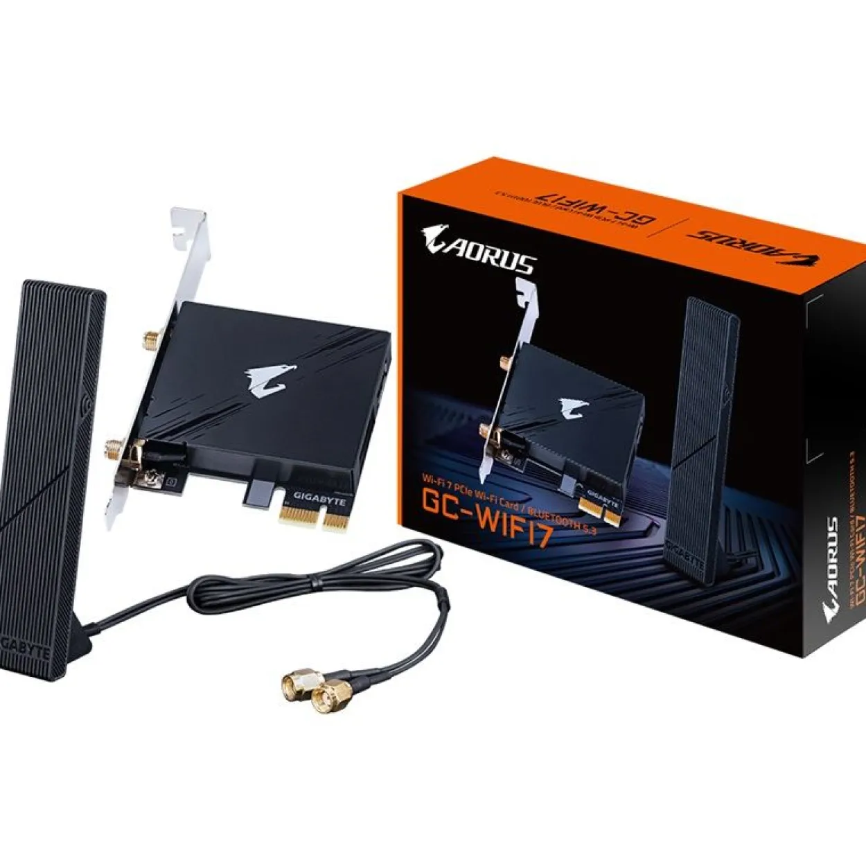Gigabyte GC-WIFI7 7 & Bluetooth 5.3 (PCIe x1) Rev1.0 Qualcomm Retail