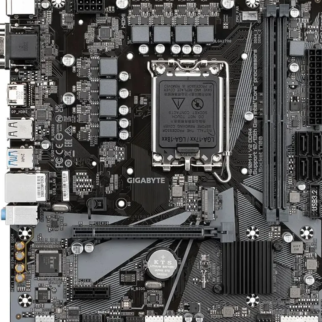 Gigabyte H610M H V2 Intel H610 So.1700 DDR5 mATX Retail