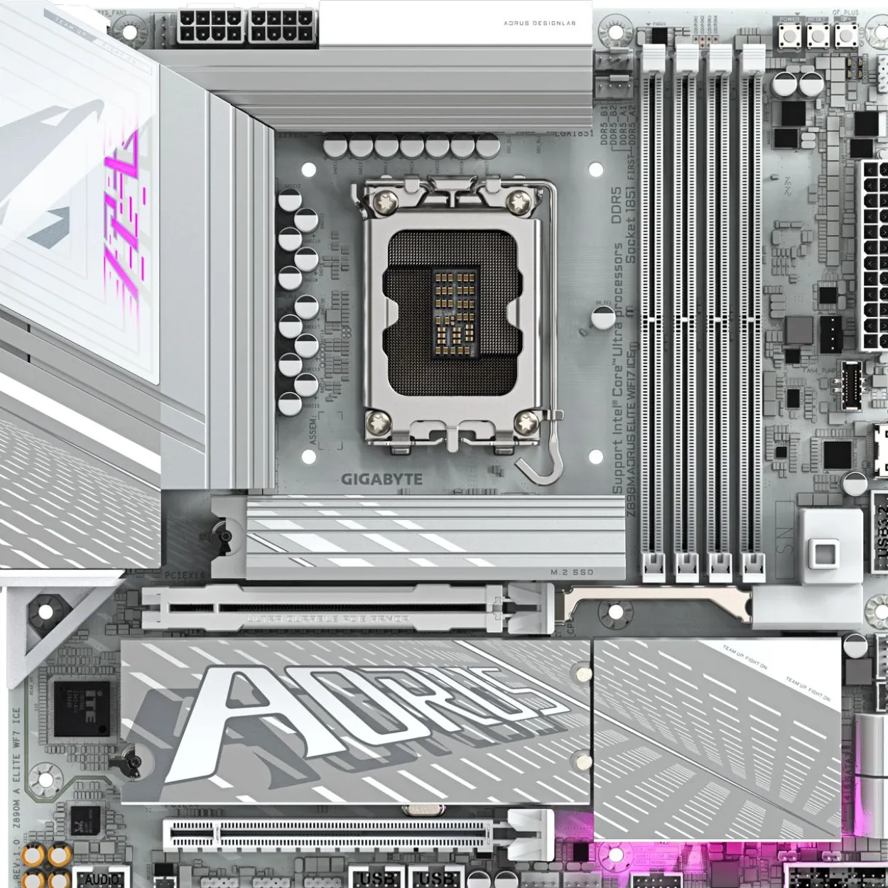 Gigabyte Z890M AORUS Elite WiFi7 ICE Intel Z890 So.1851 DDR5 mATX Retail