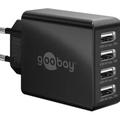 goobay Ladeadapter schwarz, 30 Watt