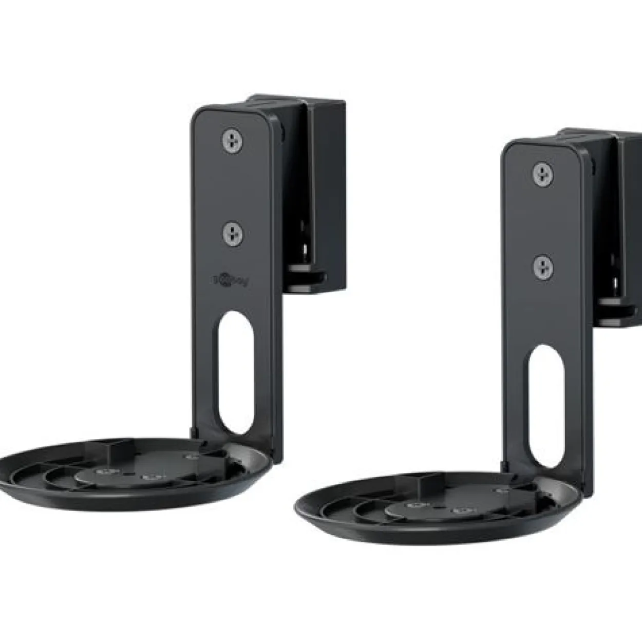 goobay Lautsprecher-Wandhalterung Modern Era 1 Flex schwarz