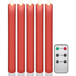 goobay LED-Kerzen rot