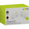 goobay LED-Teelichter weiß, 4 St.