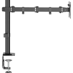 goobay Monitor-Halterung Single Flex 58528 schwarz für 1 Monitor, Tischklemme