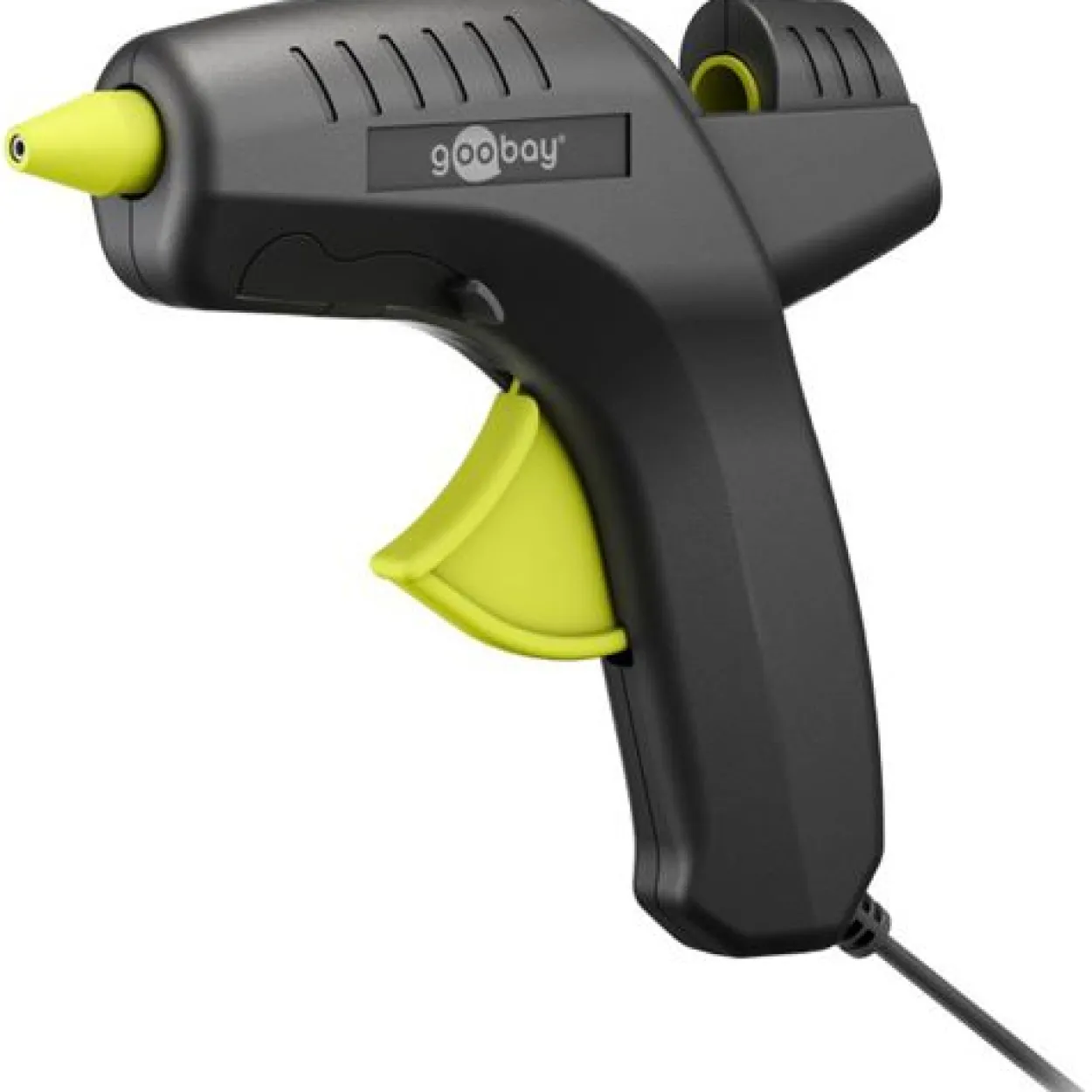 goobay 77824 Premium, 80 W Heißklebepistole-Set schwarz, grün, 1 St.
