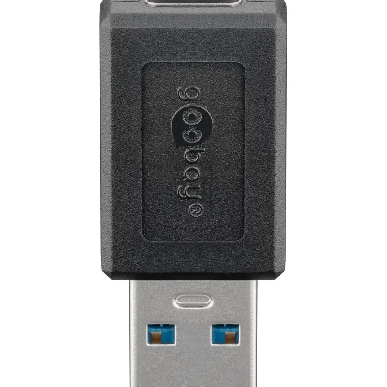Goobay USB 3.2 Gen 1 Adapter, USB-A Stecker > USB-C Buchse (schwarz)