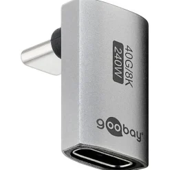 goobay USB 4 USB-C-Adapter vertikal 90° lang