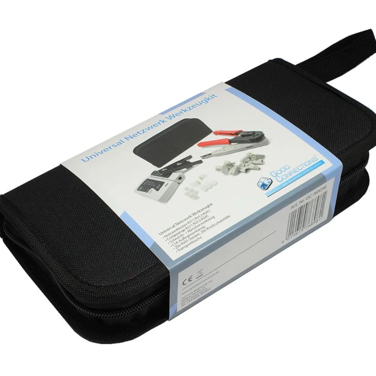 Good Connections Universal Netzwerk Werkzeug Kit 6 in 1, inkl. 20x RJ45 Stecker/-Knickschutztüllen