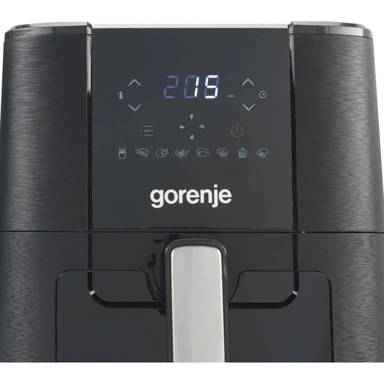 Gorenje Heißluftfritteuse AF1350DWB (schwarz, 1.350 Watt, Korb 5,4 Liter, mit Sichtfenster)