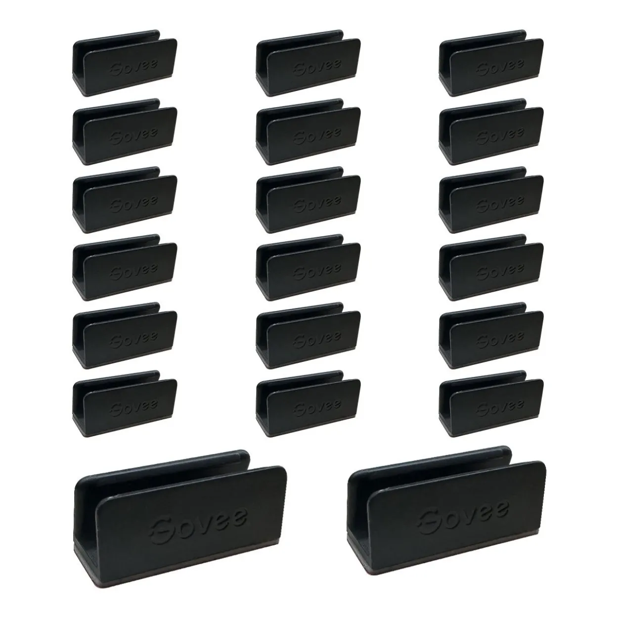 Govee Neon Rope Light 2 Bracket - 20 pcs- Black