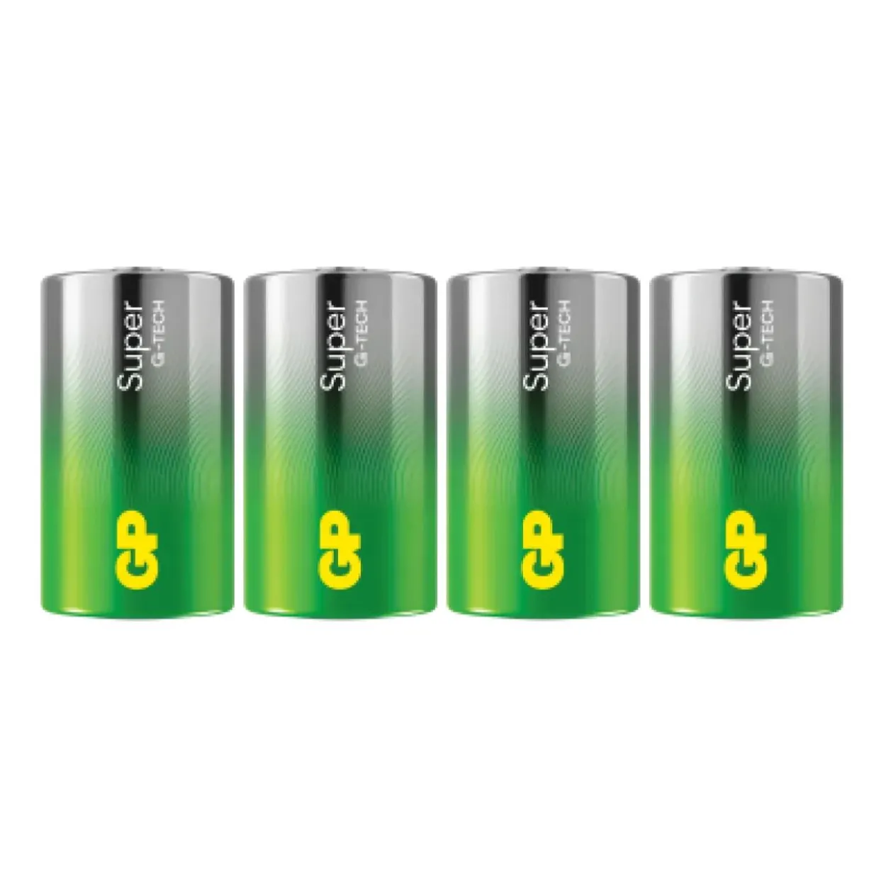 GP 4 Batterien SUPER Mono D 1,5 V