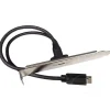 Graugear Erweiterungskabel mit PCI Blende,Type-E auf Type-C retail