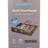 GrauGear USB-HUB Multi Front Panel, USB 3.2 Gen2 Type-C retail G-MP01