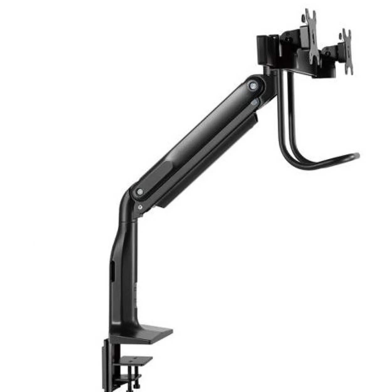 Hagor HA Gasliftarm Dual Vollbeweglicher Monitor-Tischhalter fuer 2x 43-81cm screens max VESA 100x100mm 2x 2,5-10kg Traglast
