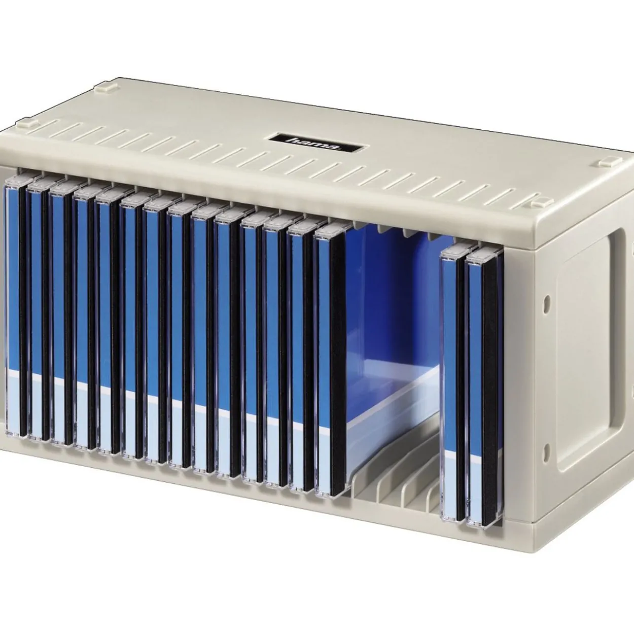 Hama CD-ROM-Rack 20 Tischständer für Archivierung (00048402)