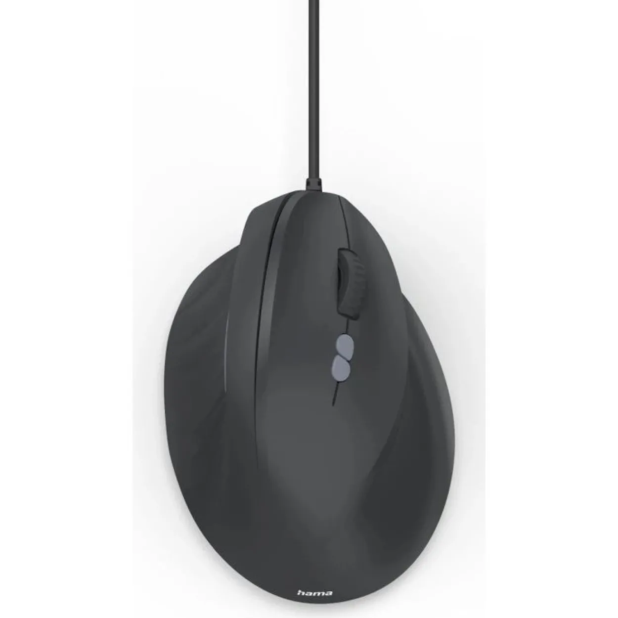 hama ECM-500R Maus ergonomisch kabelgebunden schwarz