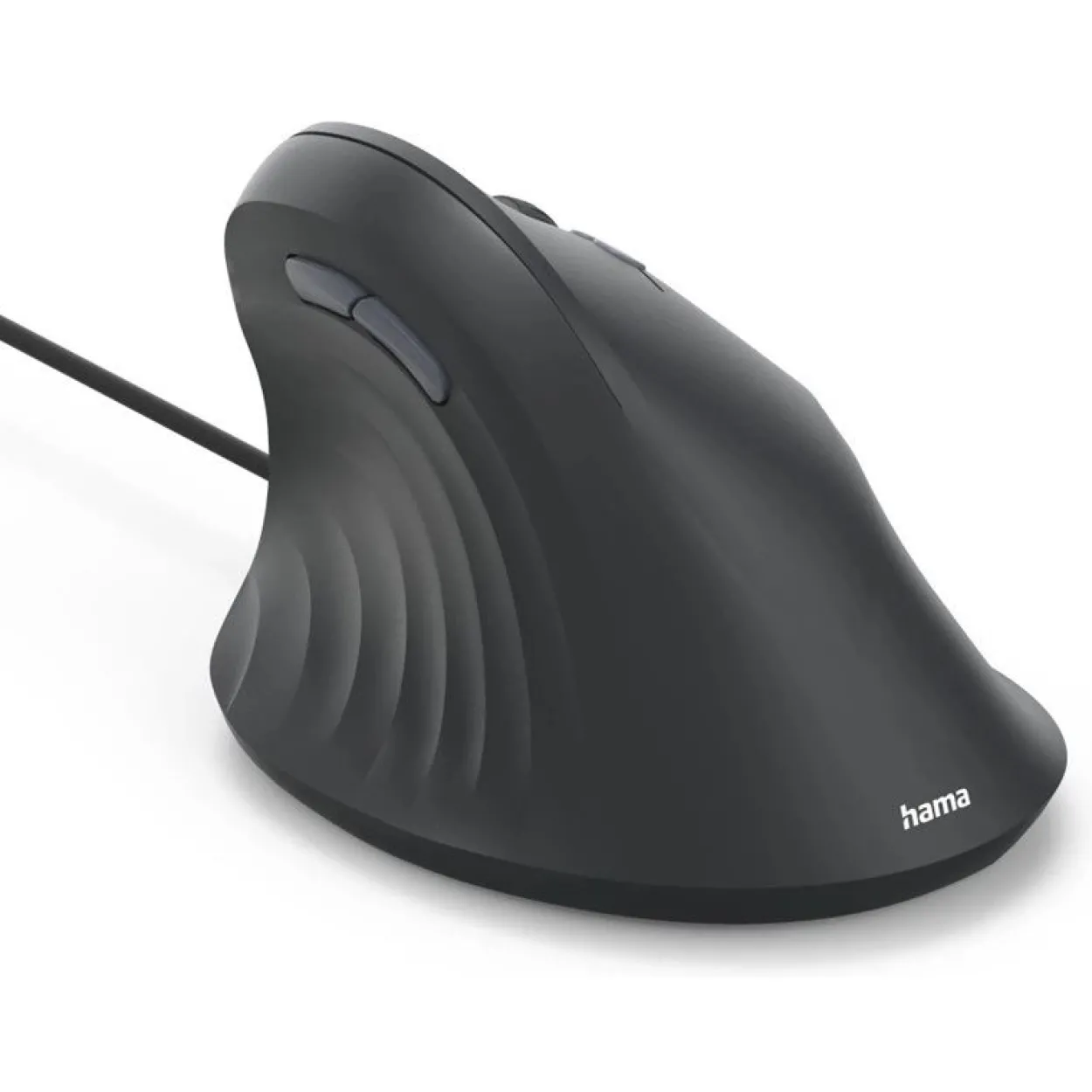 hama ECM-500R Maus ergonomisch kabelgebunden schwarz