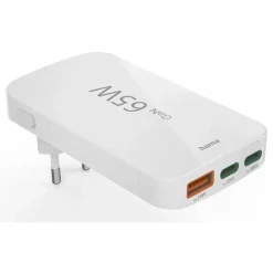 hama flacher Mini Ladeadapter weiß, 65 Watt