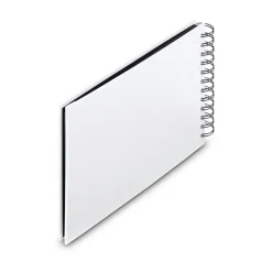 hama Fotoalbum Fine Art neutral 24,0 x 17,0 cm, 50 schwarze Seiten Weiß