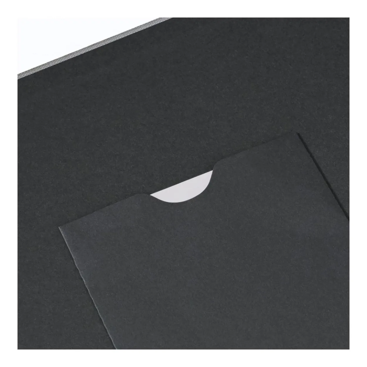 hama Fotoalbum Fine Art neutral 24,0 x 17,0 cm, 50 schwarze Seiten Weiß