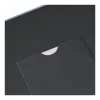 hama Fotoalbum Fine Art neutral 24,0 x 17,0 cm, 50 schwarze Seiten Steingrau