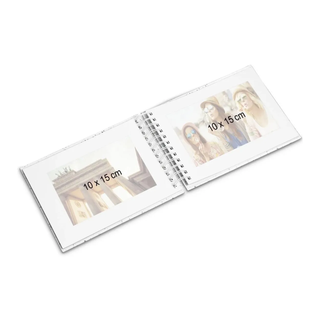 hama Fotoalbum Fine Art neutral 24,0 x 17,0 cm, 50 weiße Seiten Terra
