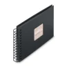 hama Fotoalbum Fine Art neutral 24,0 x 17,0 cm, 50 schwarze Seiten Schwarz