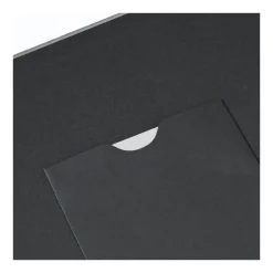 hama Fotoalbum Fine Art neutral 24,0 x 17,0 cm, 50 schwarze Seiten Schwarz