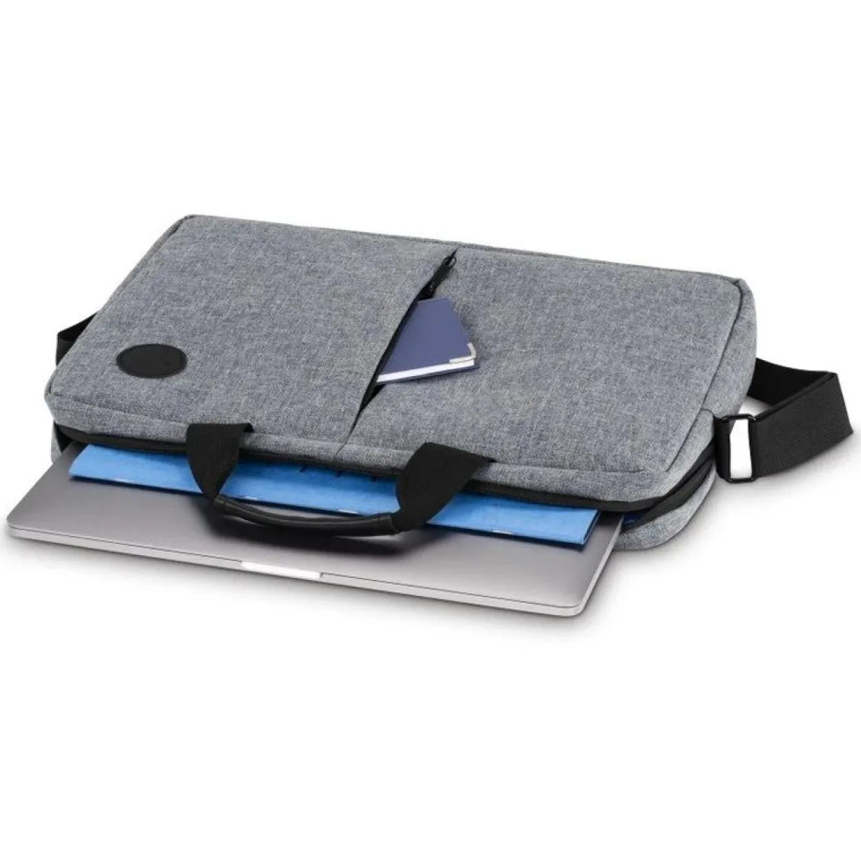 hama Laptoptasche Genua Polyester grau 00231019 bis 44,0 cm (17,3 Zoll)