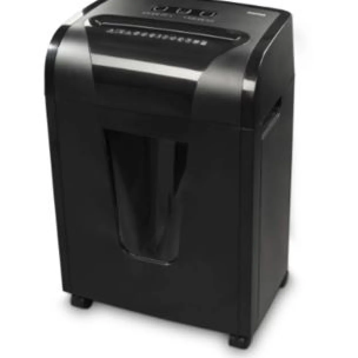 hama Premium M10+ Aktenvernichter mit Partikelschnitt P-5, 2 x 12 mm, bis 10 Blatt, schwarz