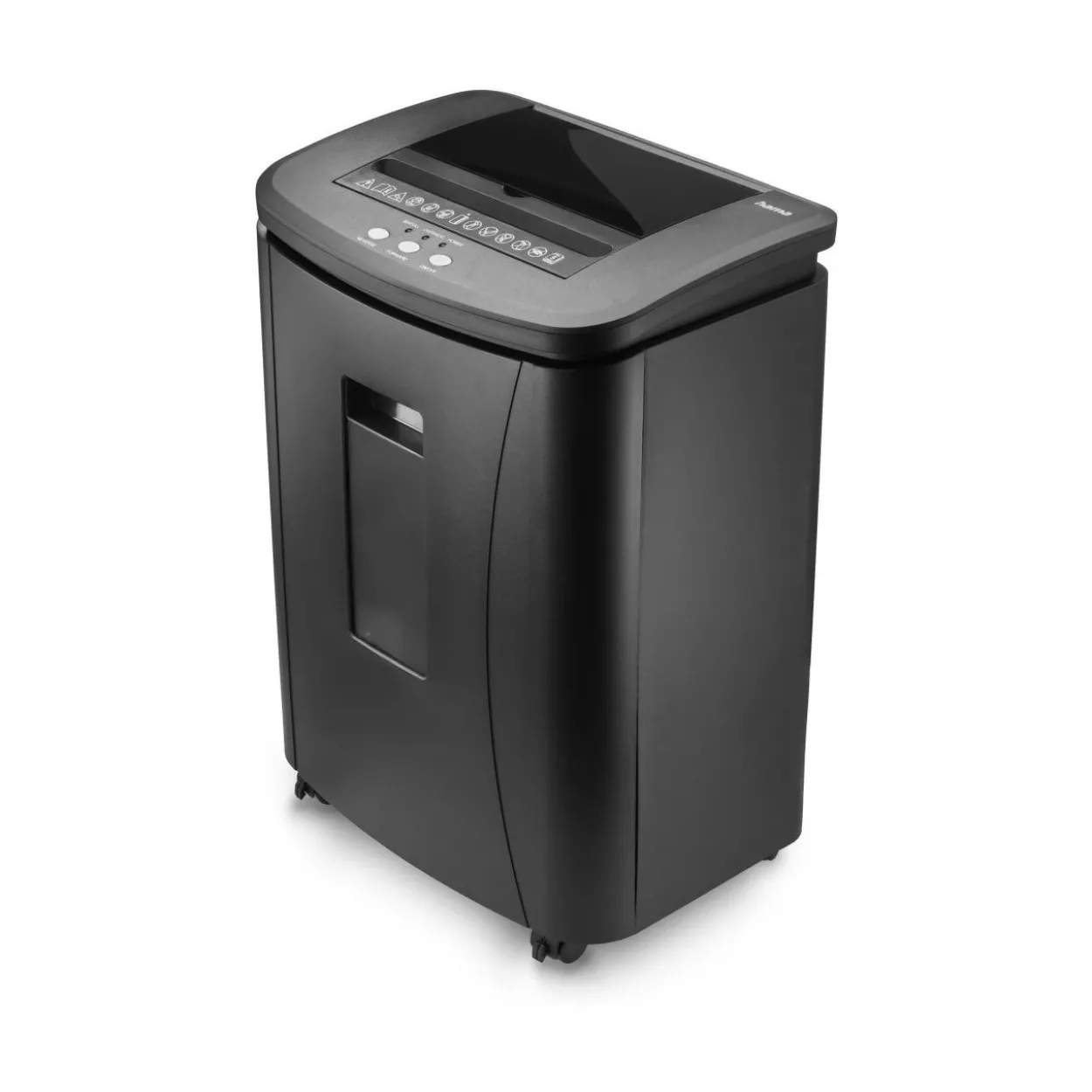 hama Safe Auto M1200 Aktenvernichter mit Partikelschnitt P-4, 4 x 20 mm, bis 120 Blatt, schwarz